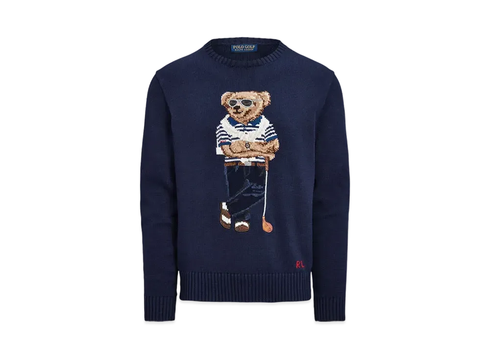 Polo Ralph Lauren Polo Bear Cotton-Blend Sweater "Navy"