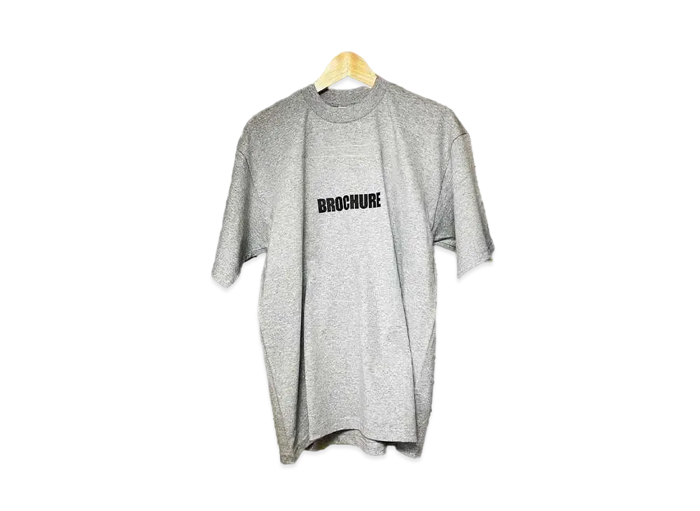 BROCHURE Book Logo Tee "Top Gray"