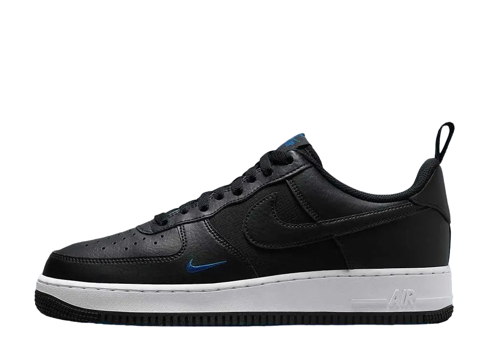 ナイキ エアフォース1 ロー "ブラック/コートブルー"