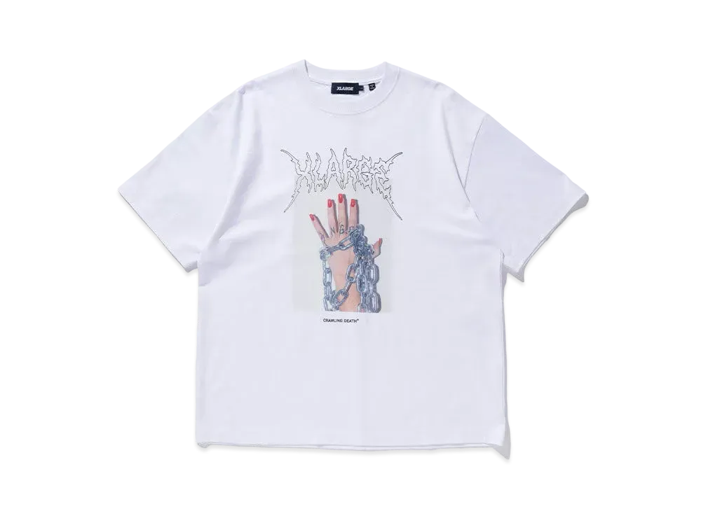 XLARGE x Crawling Death Angel Hand S/S Tee "White"