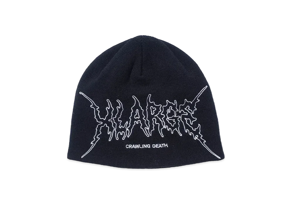 XLARGE x Crawling Death Single Beanie "Black"