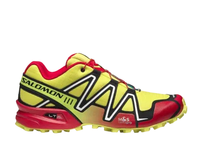 Salomon Speedcross 3 "Sulphur Spring/High Risk Red/Black"