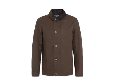 Barbour Blakewood Waxed Cotton Blouson "Brown"
