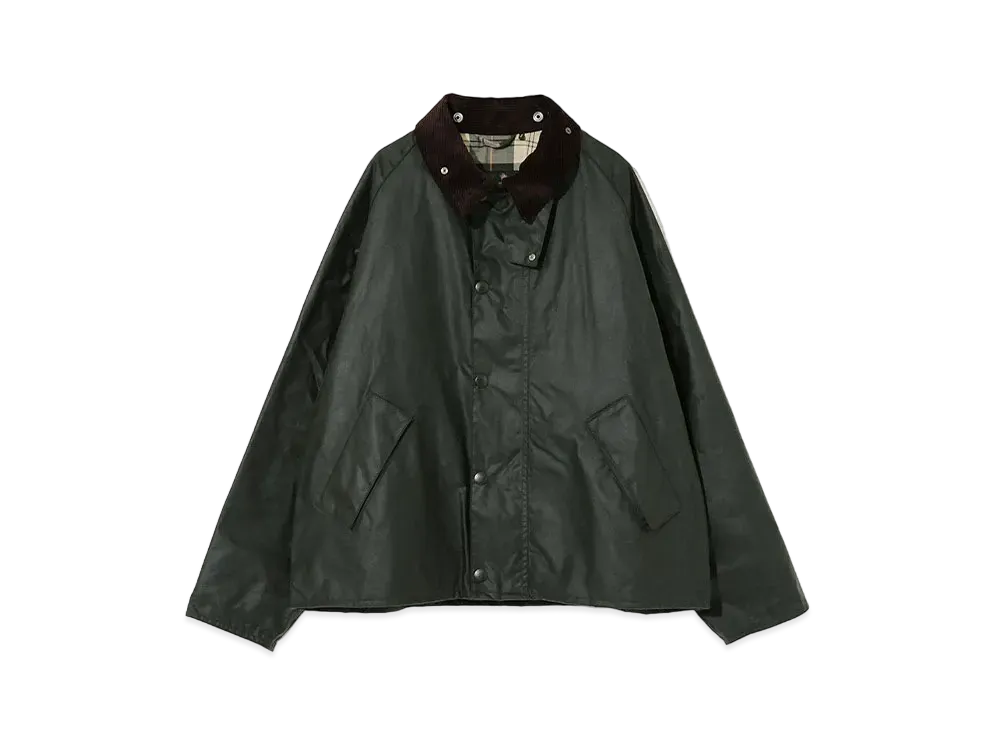 Barbour Transport Waxed Cotton Short Blouson "Olive"