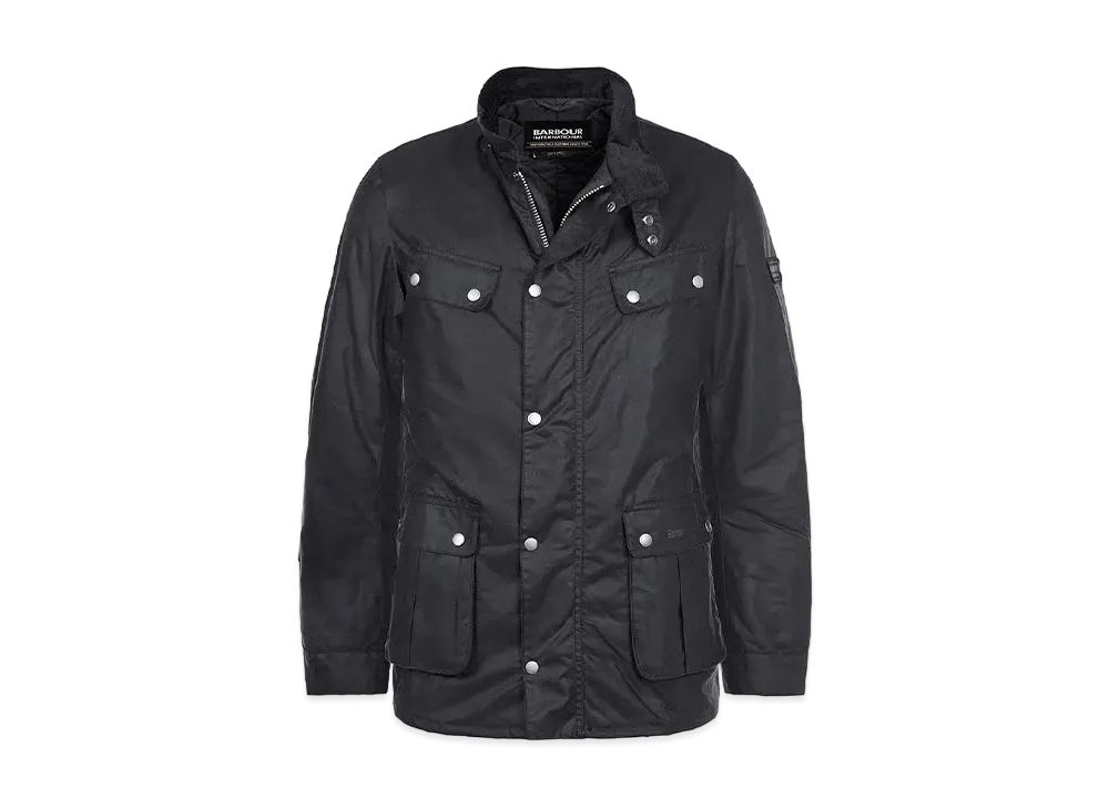 Barbour International Duke Wax Jacket "Black"