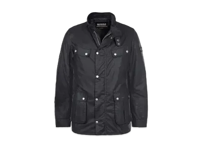 Barbour International Duke Wax Jacket "Black"