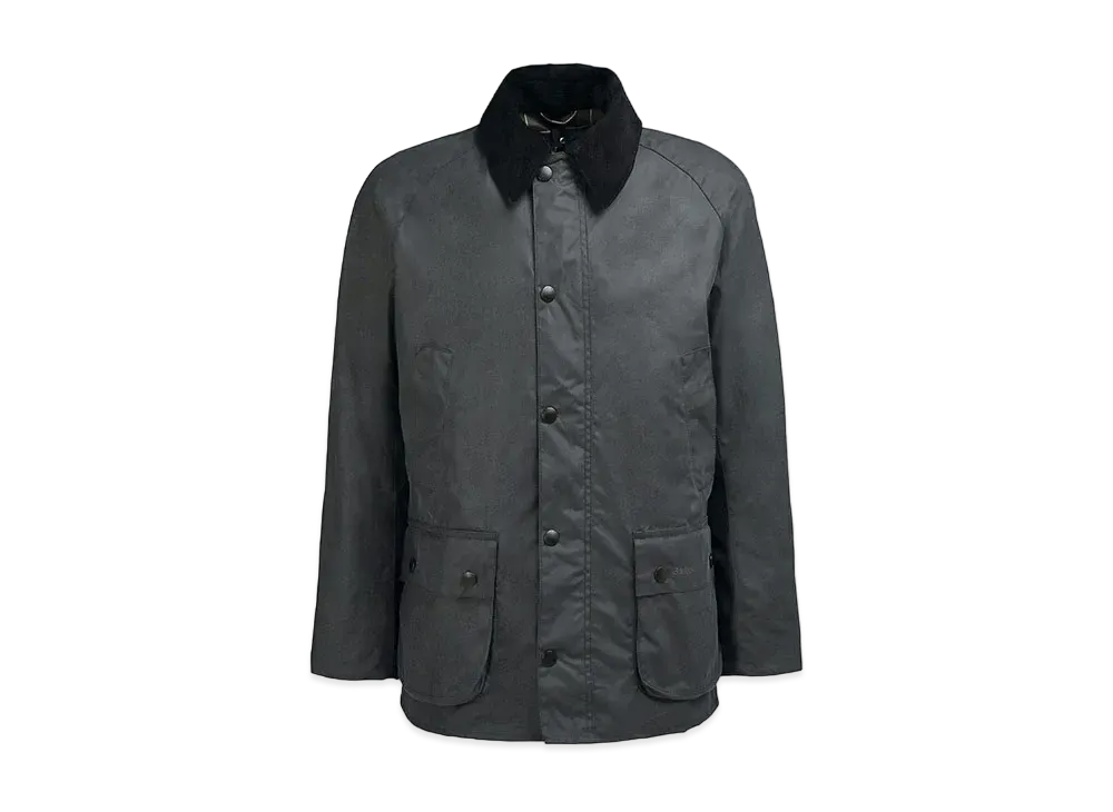 Barbour Ashby Wax Cotton Blouson "Gray"