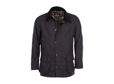 Barbour Ashby Wax Cotton Blouson "Navy"