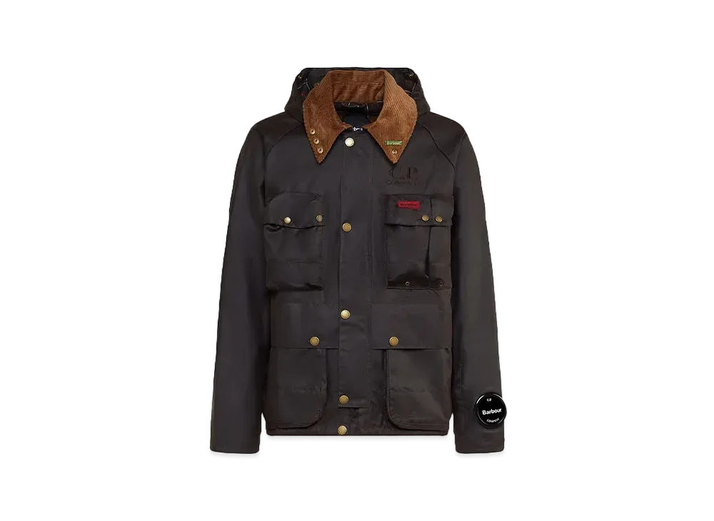 Barbour C.P. Company Creel Wax Jacket "Brown"