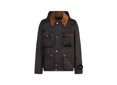 Barbour C.P. Company Creel Wax Jacket "Brown"