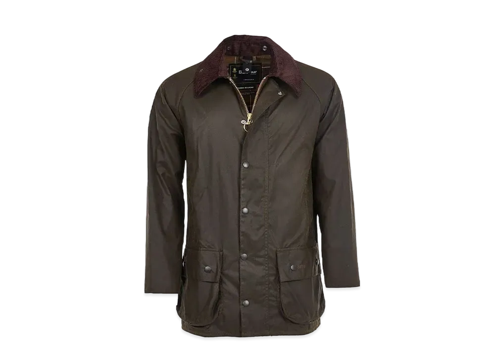 Barbour Beaufort Classic Waxed Cotton Blouson (Regular Fit) "Olive"