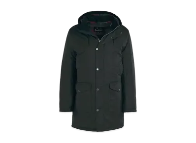 Barbour Haughton Wax Hood Jacket "Black"