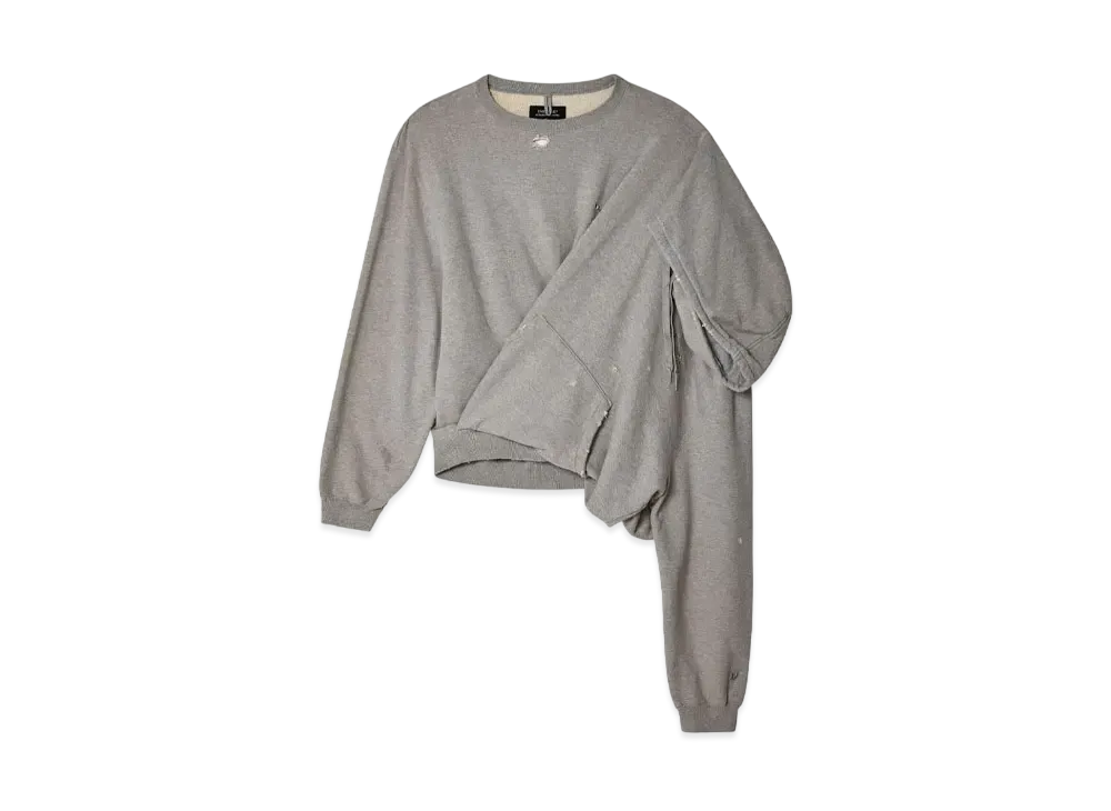 doublet AI Image Generation Mistake Sweat Shirt "Heather Gray"