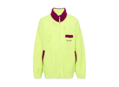 doublet Damage Cardigan "Neon Green"