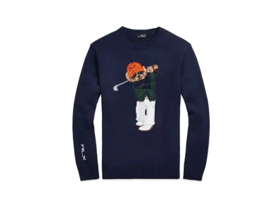 Polo Ralph Lauren Polo Bear Cotton-Blend Sweater "Navy"