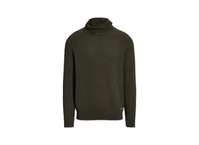 Polo Ralph Lauren Textured Wool Snorkel Hoodie "Green"