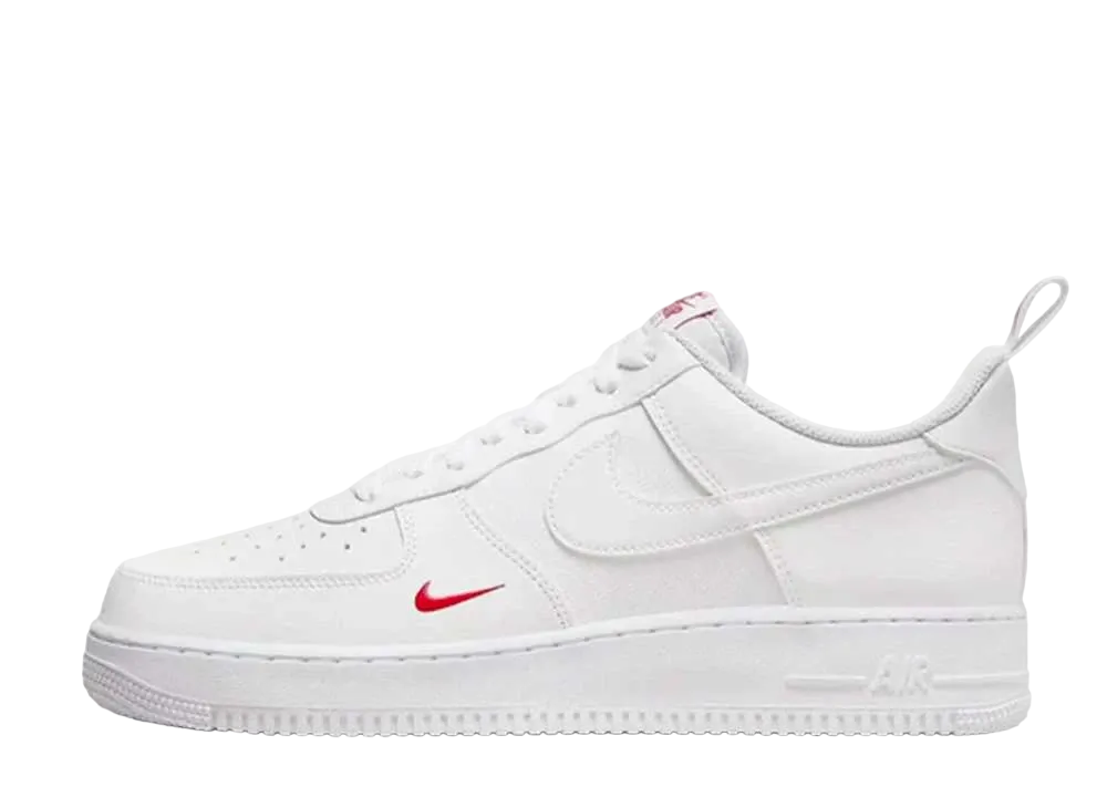 Nike Air Force 1 Low '07 "White/University Red"