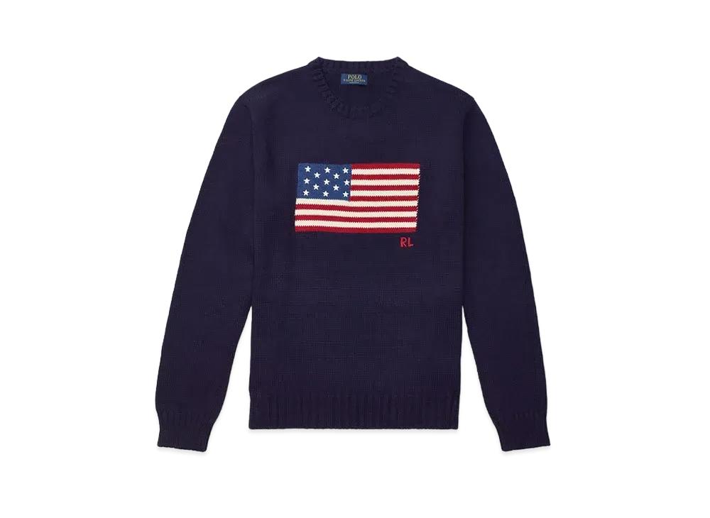 Polo Ralph Lauren Iconic Flag Sweater "Navy"