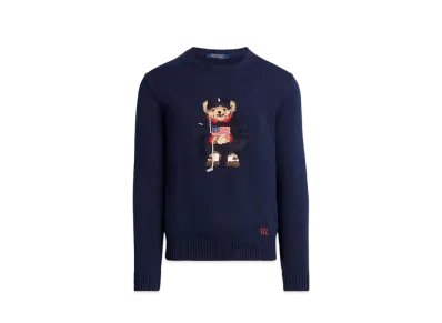Polo Ralph Lauren Polo Bear Cotton-Blend Sweater "Navy"