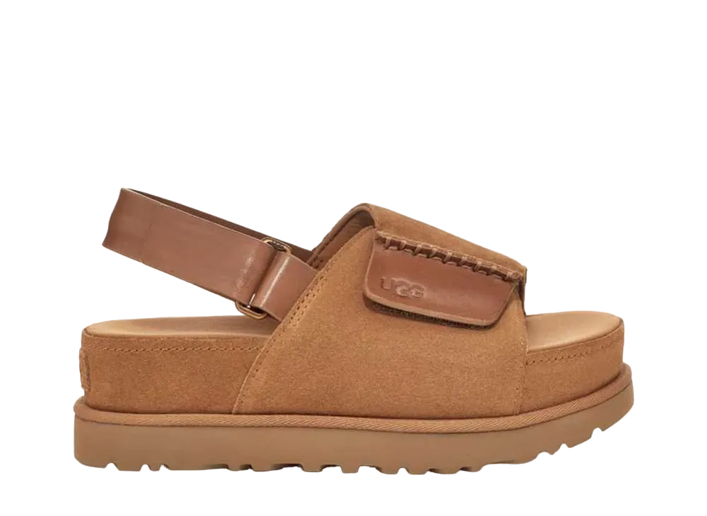 アグ ウィメンズ ゴールデンスター ハイ スリングバック "チェストナット"