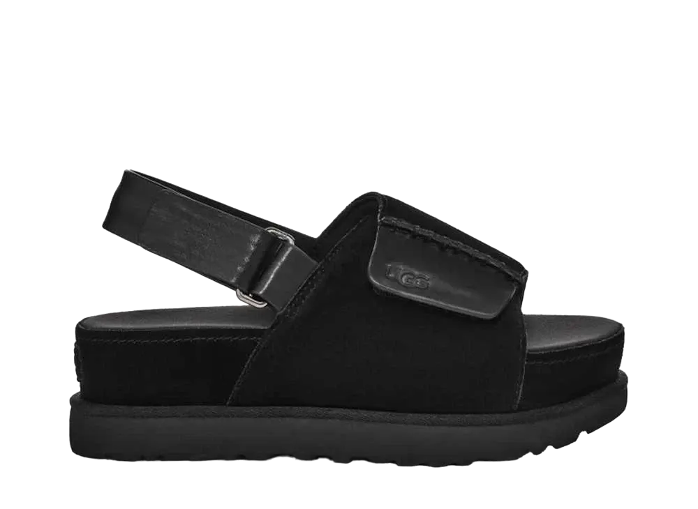 アグ ウィメンズ ゴールデンスター ハイ スリングバック "ブラック"