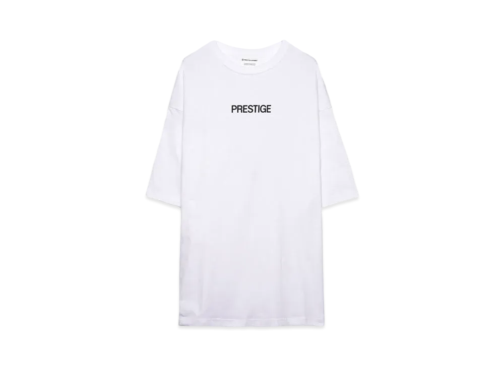 PRESTIGE APPAREL PRESTIGE LOGO TEE "WHITE"