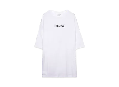 PRESTIGE APPAREL PRESTIGE LOGO TEE "WHITE"