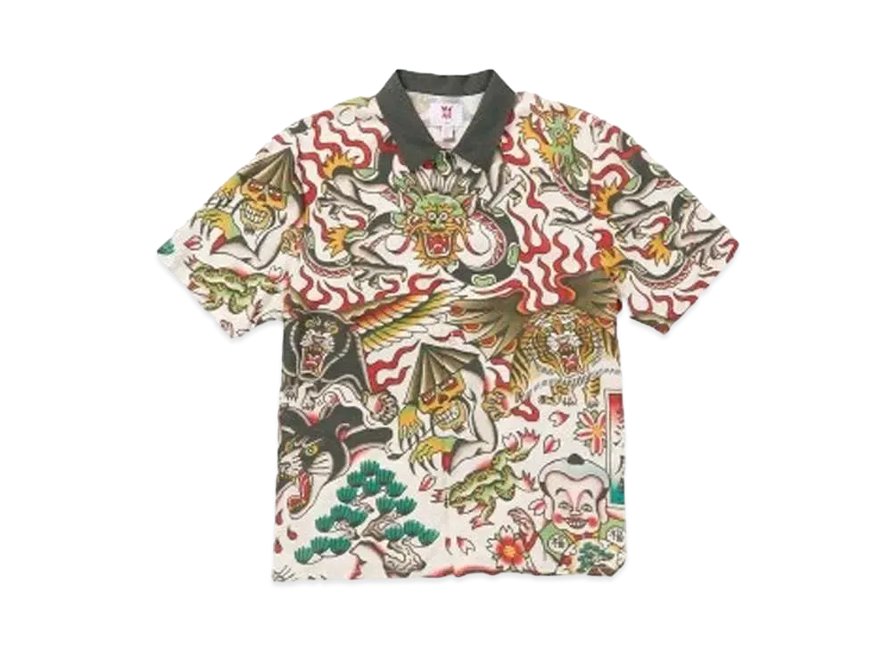 VOLCOM TOKYO TRUE FEATURED ARTIST YUSUKE SHORT SLEEVE SHIRT "STONE"