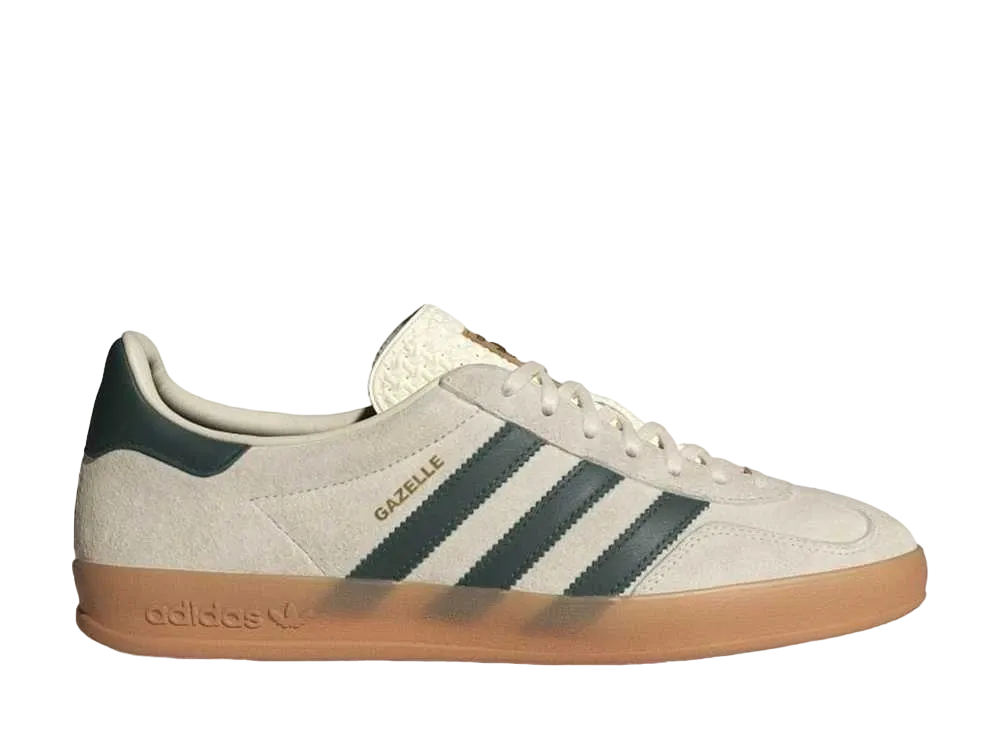adidas Gazelle Indoor "Cream White/College Green/Gum"