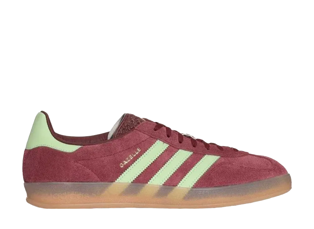 adidas Gazelle Indoor "Shadow Red/Semi Green Spark/Gum"
