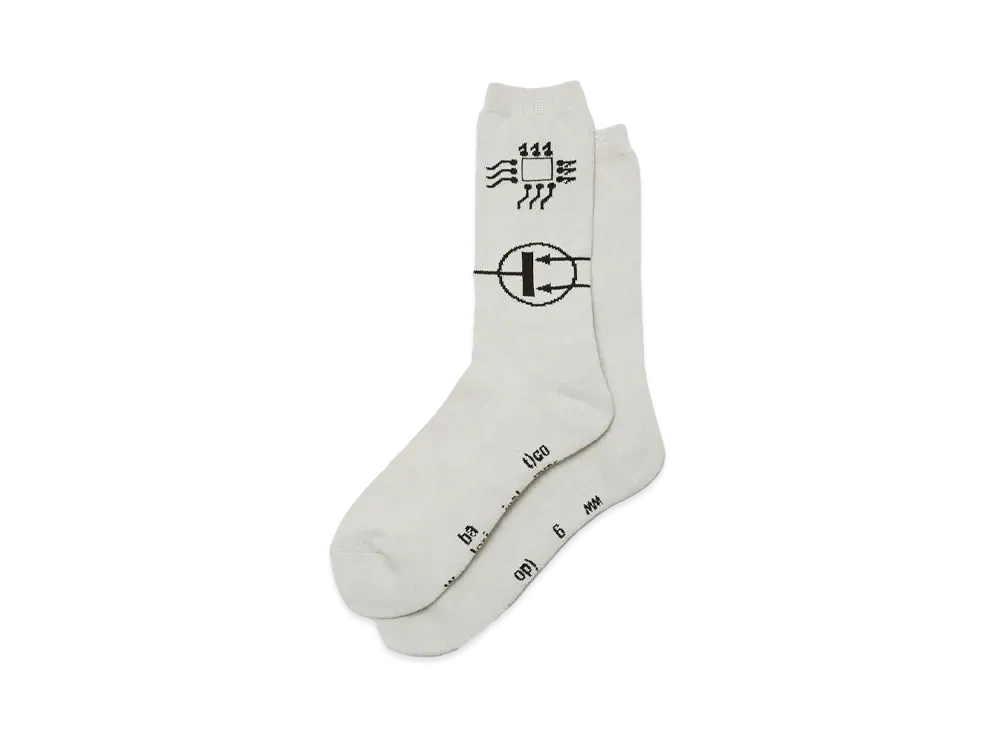 Bal JACQUARD SOCKS "WHITE"