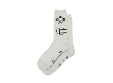 Bal JACQUARD SOCKS "WHITE"