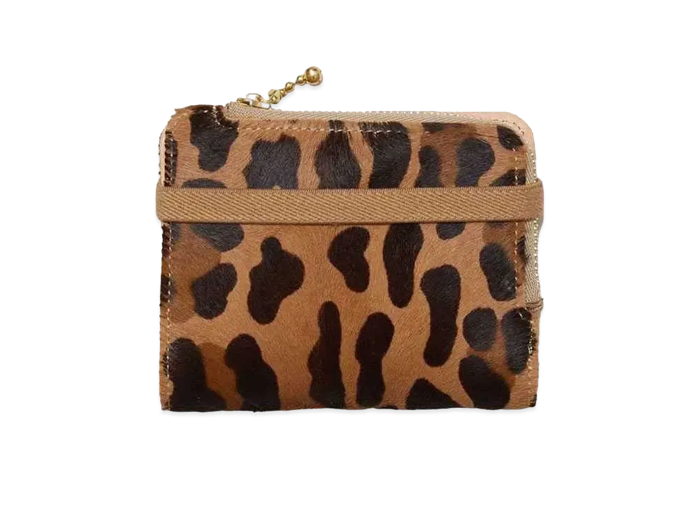 RAMIDUS®︎ x Bal HAIR CALF BAND WALLET "LEOPARD"