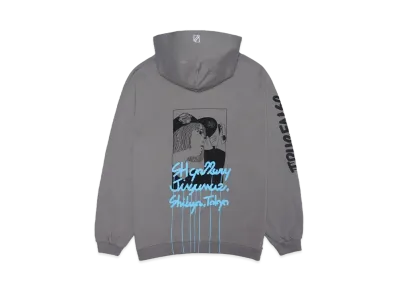 PRESTIGE APPAREL FUZZY&NEW HOODIE for HYPE DROP Exclusive "GRAYxBLUE"