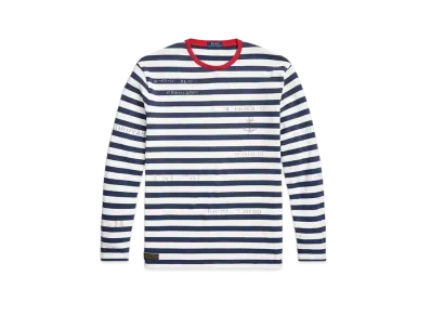 Polo Ralph Lauren Classic Fit Striped Jersey Tee "Navy"