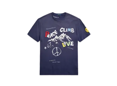 Polo Ralph Lauren Classic Fit Peace Climb Love Tee "Blue"