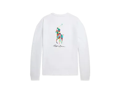 Polo Ralph Lauren Relaxed Fit Big Pony Jersey Tee "White"