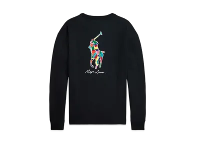Polo Ralph Lauren Relaxed Fit Big Pony Jersey Tee "Black"
