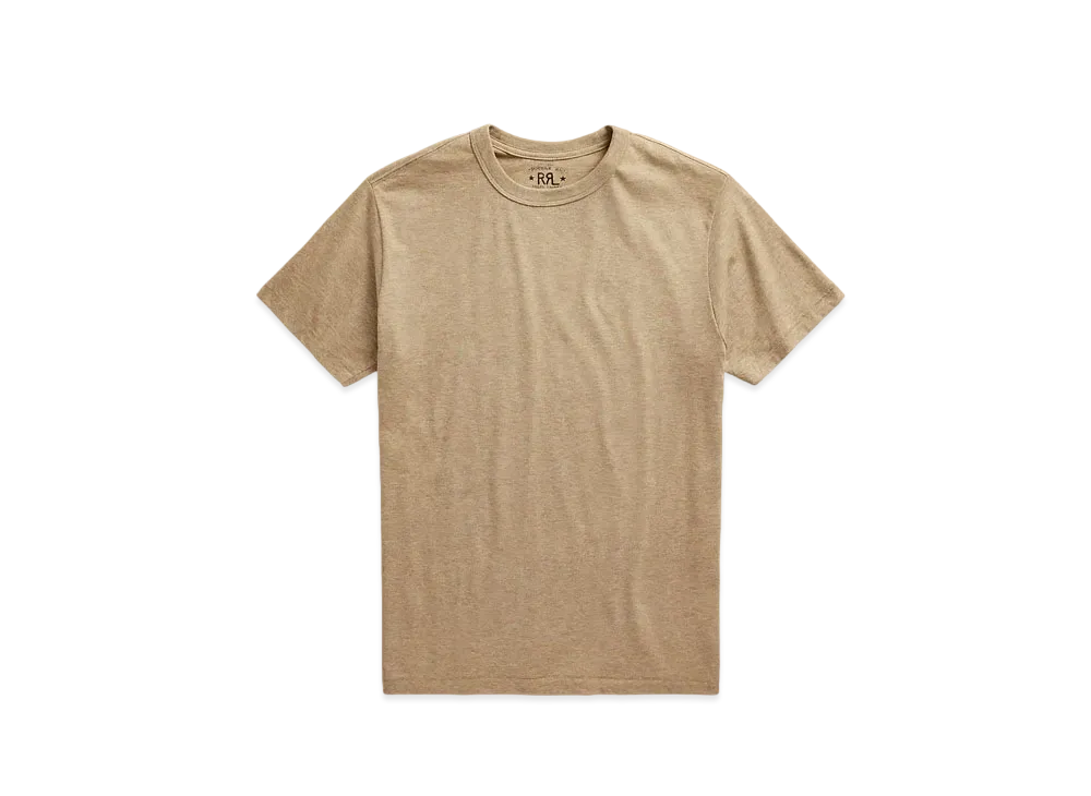 RRL Ralph Lauren Garment-Dyed Crew Neck Tee "Brown"