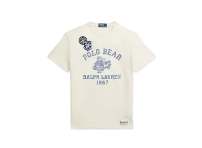 Polo Ralph Lauren Classic Fit Polo Bear Jersey Tee "White"