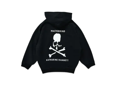 MASTERMIND x KATHARINE HAMNETT BACK LOGO HOODEI "BLACK"
