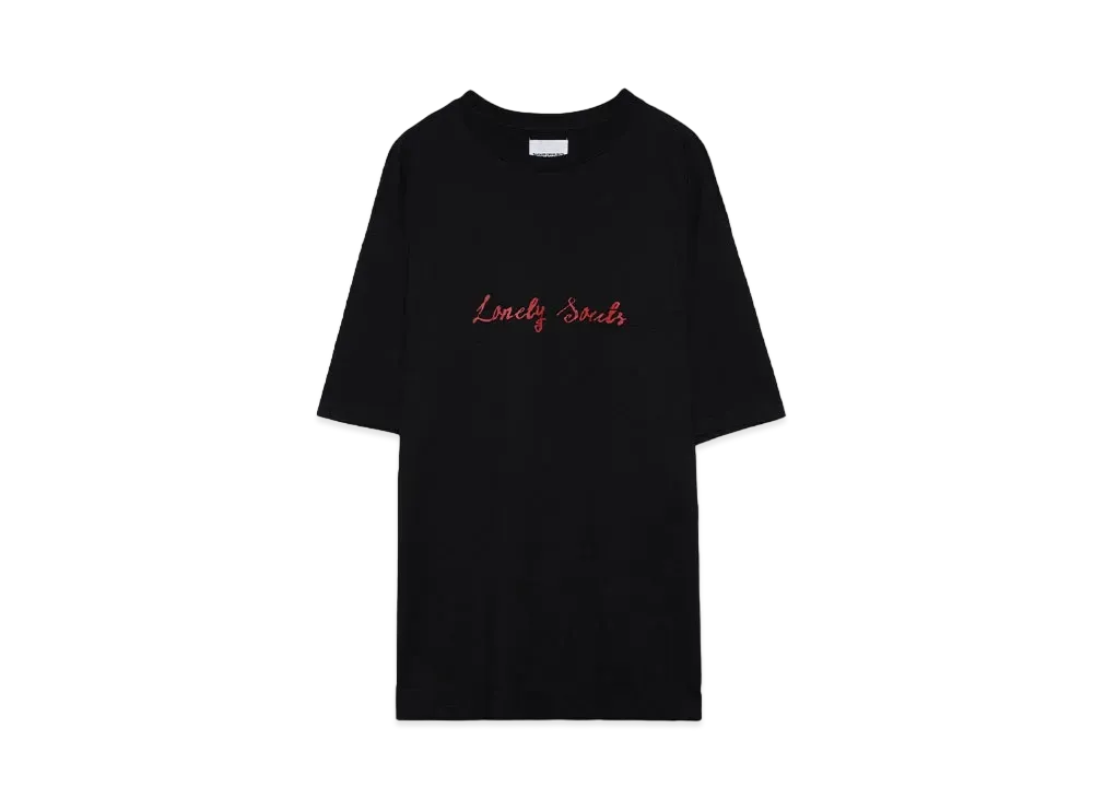 TAKAHIROMIYASHITATheSoloist. lonely souls. (oversized s/s pocket tee) "black"