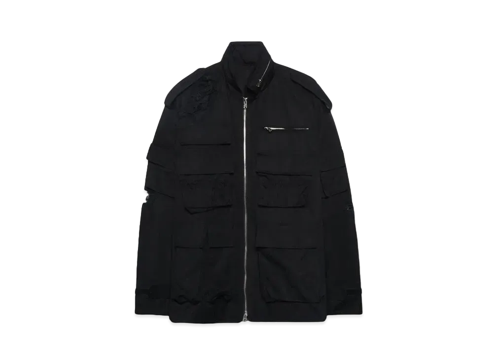 TAKAHIROMIYASHITATheSoloist. back gusset sleeve photographer jacket.(clash) "black"