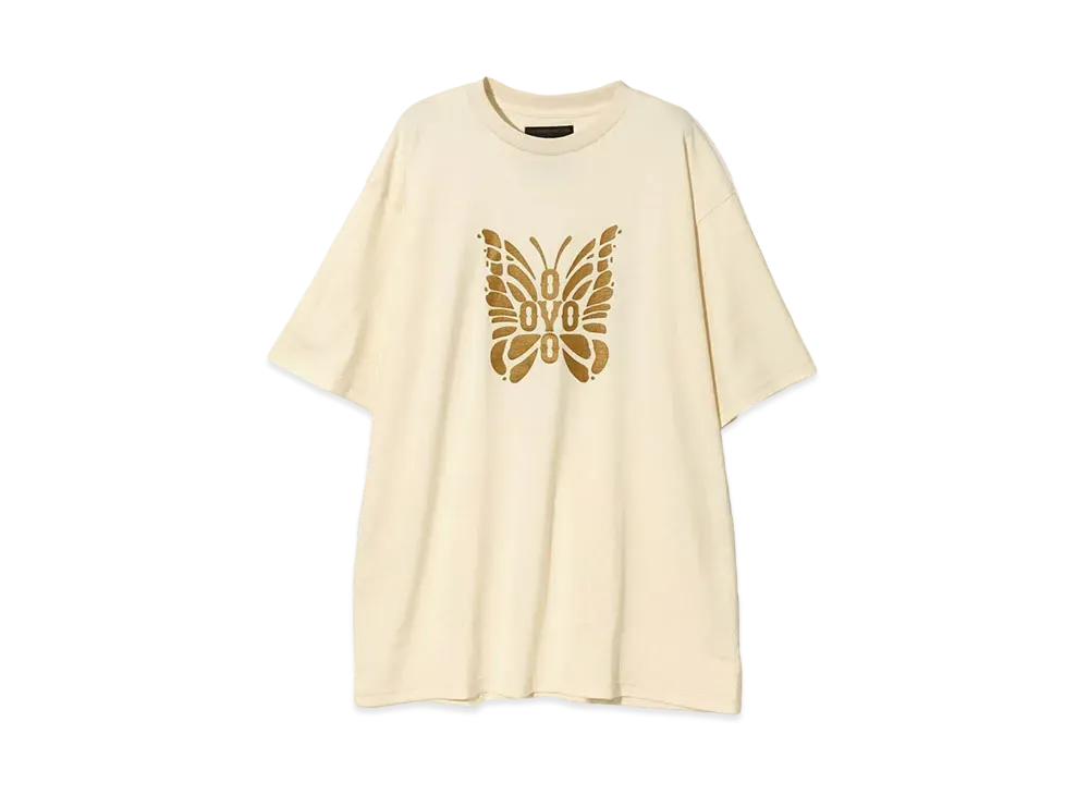 Needles x OCTOBER’S VERY OWN S/S Crew Neck T "Ivory"