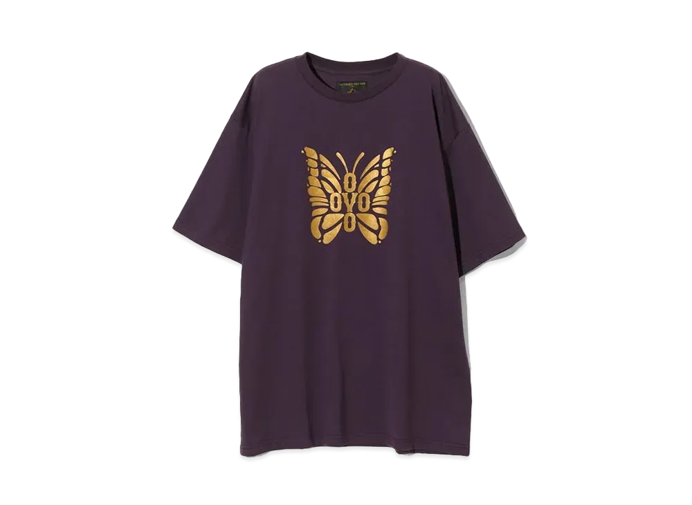 Needles x OCTOBER’S VERY OWN S/S Crew Neck T "Purple"