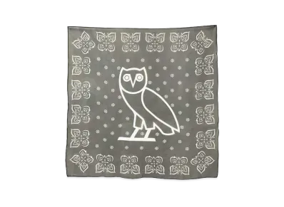 Needles x OCTOBER’S VERY OWN Silk Scarf "Black"