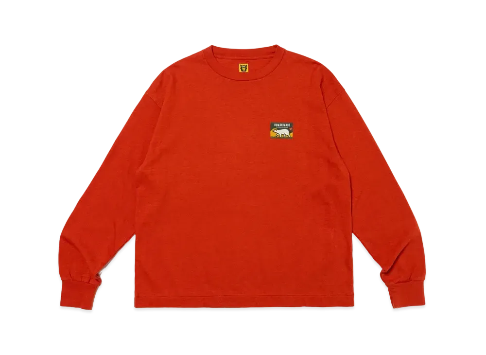 HUMAN MADE Graphic Long Sleeve T-Shirt "Red"