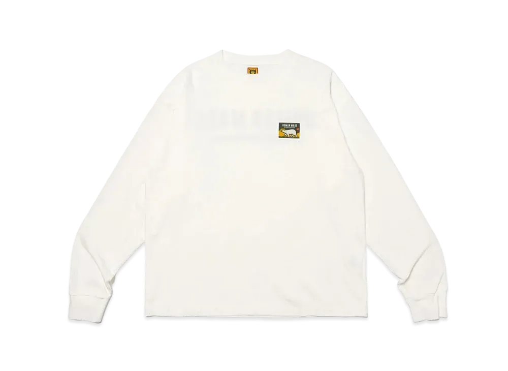 HUMAN MADE Graphic Long Sleeve T-Shirt "White"