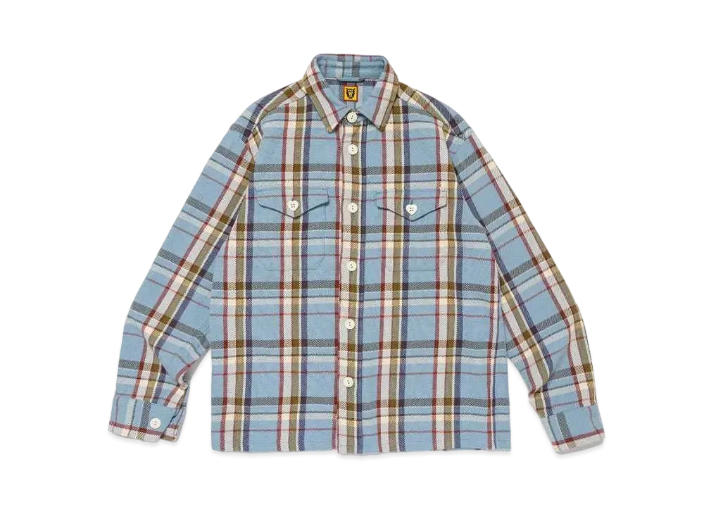 HUMAN MADE Check Shirt "Blue"