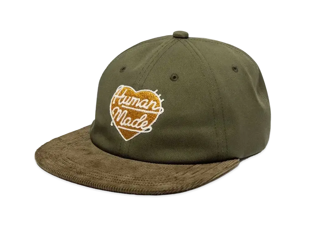 HUMAN MADE Corduroy Cap "Olive Drab"